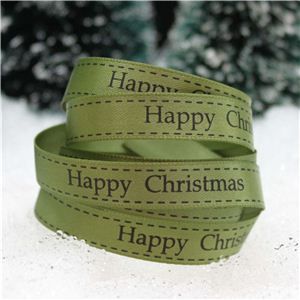 Christmas Ribbon - H/C Saddle Stitch Willow